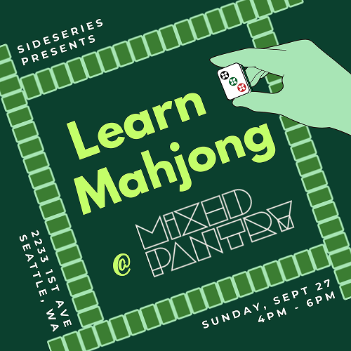 Learn Mahjong at Mixed Pantry event poster